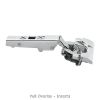 Blum - Clip Top Blumotion 110° Hinge Nickel Plated + Horizontal Cam Plate
