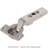 Blum - CLIP Top 107° Hinge Nickel Plated + Horizontal Cam Plate