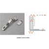 Salice - Hinge Glass & Universal 110 Degree + Mounting Plate