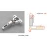 Salice - Silentia 700 Series Hinge 110 Degree - Soft-Close + Straight Mounting Plate