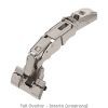 Blum - CLIP Top Wide Angle Hinge For Zero Protrusion 155° + Cruciform Mounting Plate