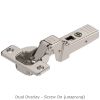 Blum CLIP Top Profile Door Hinge 95° Nickel Plated + Mounting Plate Cruciform