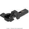 Blum - Clip Top Profile or Thick Door Hinge 95° (Unsprung) Onyx Black + Horizontal Cam Plate (Screw On)