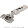 Blum - Clip Top 110° Standard Hinge Nickel Plated + Horizontal Cam Plate