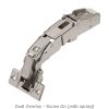 Blum - CLIP Top Wide Angle Hinge 155° Dual Application - Nickel Plated + Cruciform Mounting Plate