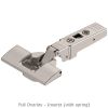 Blum - CLIP Top Profile Door Hinge 95° Nickel Plated + Mounting Plate Cruciform