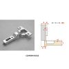Salice - Silentia 700 Series Hinge 110 Degree - Push to Open + Straight Mounting Plate