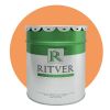 Ritver - Diamond Matt Emulsion Wall Paint 3.6L - Deep Orange Color