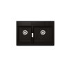Schock Double Bowl Sink 456 x 465 x 220 mm