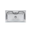 CM EUREKA Single Bowl Sink Satin F3 Finish 86 x 51 x 220 mm
