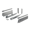 Bergo - Steel Modular Drawer System Soft-Close Full Extension- With Rail Extension