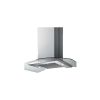Baumatic - 90cm Curved Glass Design Island Hood - Stainless Steel Finish