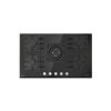 Baeckerhaft - 90cm Built-in Gas Hob Black Color - 8mm Schott Italian Glass