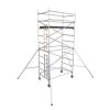 AMS - Double Width Aluminum Scaffolding Tower - 4.2m Height