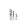 Clarke - Wood Drill Bit 3-12mm,  7pcs Set - Chrome Finish