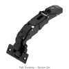 Blum CLIP Top Blumotion Wide Angle Hinge 155° Overlay + Cruciform Mounting Plate