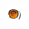 Clarke - Closed Measuring Tape Orange/Black Color Rubber Body Yellow Color Tape with Rewind Mechanism