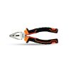 Clarke - Combination Plier Polished Head with Slip Resistant Orange Color Handle