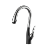 CM Pull-Out Kitchen Faucet Brass Body Black