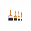 Clarke - Paint Brush Orange Color Compatible Plastic Handle Black Bristle