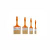 Clarke - Paint Brush Orange Color Compatible Plastic Handle White Bristle