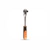 Clarke - Ratchet Handle Drive Orange/Black Handle High Polished Chrome with Reverse Switch Mechanism