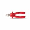 Clarke - Side Cutter Insulated 7 inch 1000V with Nickel Chromium Steel and Insulated Red Color Triple Layer Handle