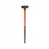 Clarke - Sledge Hammer with Orange/ Black Shatter Proof Fiberglass Handle & Steel Head