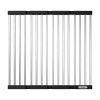 Blanco Draining Board Brushed Stainless Steel & Black 46 cm