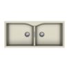 Carysil Double Bowl Quartz Sink Granite Finish