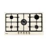 CM CLASSICO H90I IVORY Classic Gas Hob with Cast Iron Pan Support 90cm