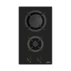 CM CRYSTAL 30 Gas On Glass Hob with Electronic Ignition Safety Valve Device 30cm