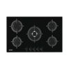 CM CRYSTAL 90 Gas On Glass Hob with Cast Iron Pan Support 90cm