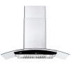 CM LUNA TWIN Wall Mount Hood Stainless Steel 90 cm