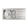 CM Cristal One And One-Half Bowl Sink Satin F3 Finish 100 X 50 cm