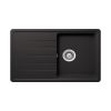 Elite Single Bowl Granite Sink Black 78x48 cm