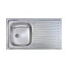 CM Lay On Single Bowl Sink Satin F3 Finish