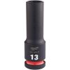 Milwaukee  Shock Wave Impact Duty 12 Drive Deep Impact Socket 13mm