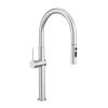 CM Brushed Nickel Stainless-Steel Pull-Out Mixers Matte Chrome Finish