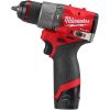 Milwaukee M12 FPD2-202X Fuel Cordless Impact Drill in HD Box (2x 2.0Ah battery+charger)