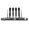 DSPPA True Diversity UHF Wireless Microphone System (4 hand-held  mic)