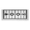 Barazza B Free Stainless Steel Built-In Hob 100 cm Chef Double Crown