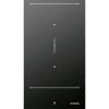 Barazza City Induction Hob Flush/Built-In 2 Zones, Touch Control Black