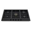 Carysil Matrix Black Gas Hob 90cm