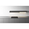 Falmec Shelf Hood 120 cm Filtering, Satin Black Aluminium