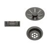 Blanco Waste Set InFino Drain Cover For Sinks Dark Steel