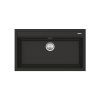 Barazza City Sink Built-In 90cm Black B Granite + Kit Accessories and Tap
