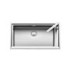 Barazza Easy Stainless Steel Sink Flat Edge Flush/Built-In
