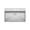 Barazza Flexi Stainless Steel Sink Flush/Built-In with Smart Pop-Up Plug