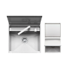 Barazza Lab Cover SS Sink Flush/Built In/Undermounted + B-Free Telescopic Mixer Tap